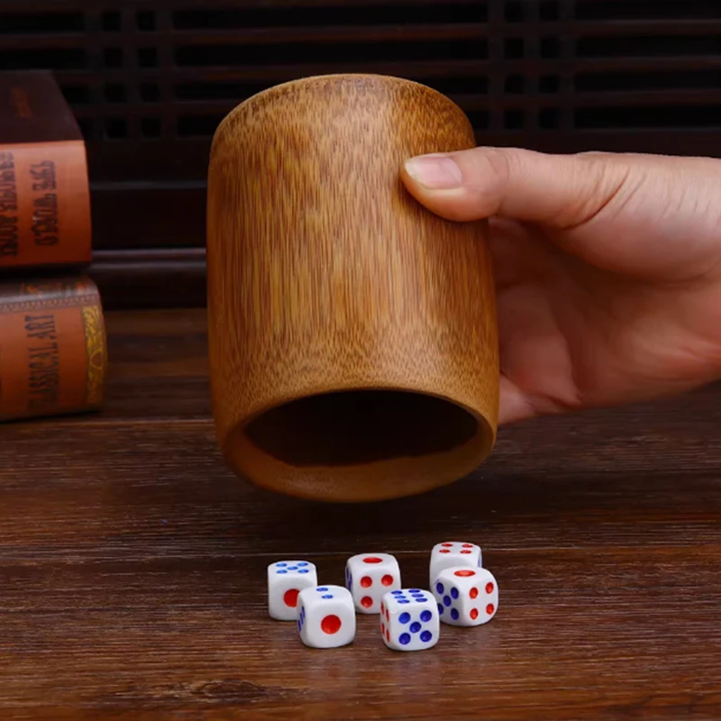 20 قطعة 10 مللي متر/12 مللي متر النرد الأبيض مع النقاط الحمراء والزرقاء قضبان النرد المستديرة لعبة البوكر ألعاب الطاولة ملحقات ألعاب سطح المكتب TMZ