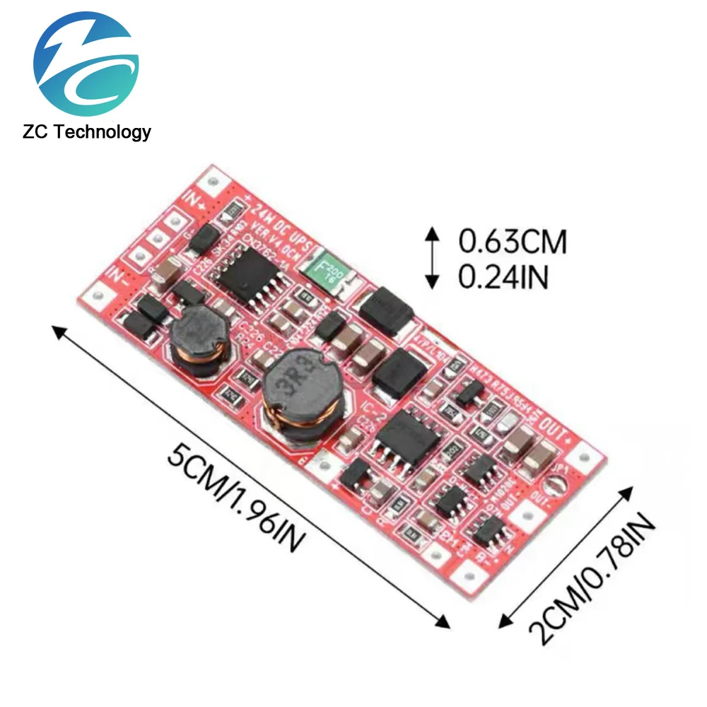 24W DC UPS power supply module uninterruptible power supply motherboard supports 12V or 15V device network