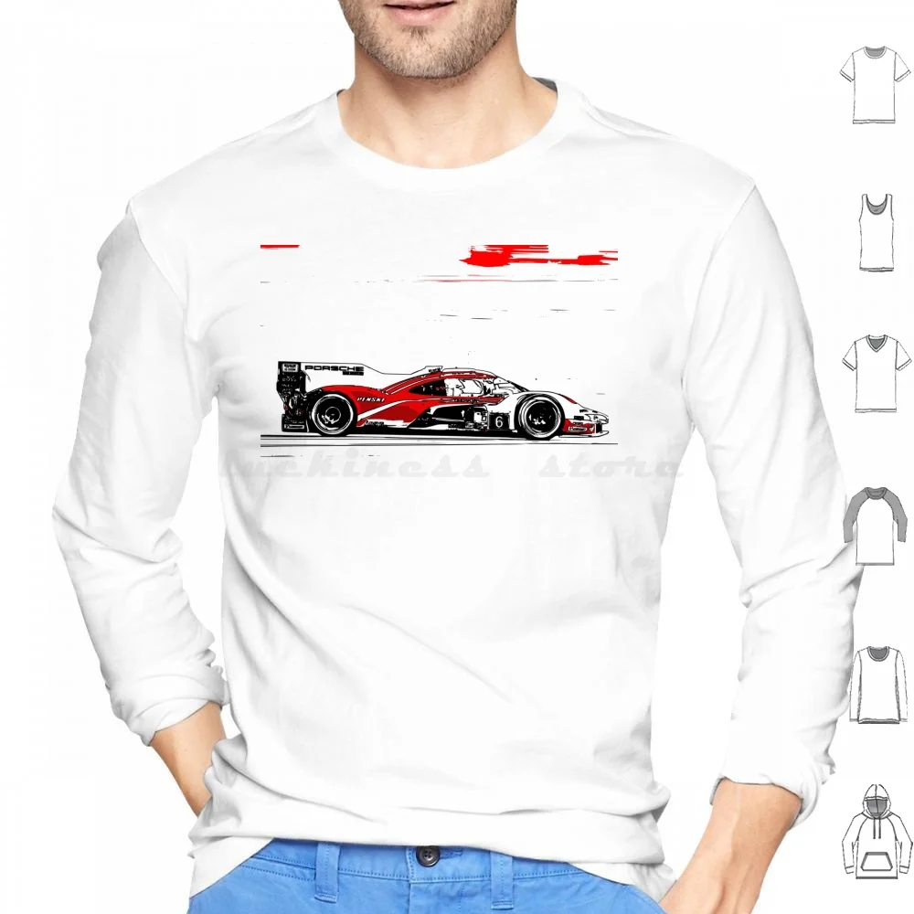 Lemans 24h 963 Lmdh Hoodie cotton Long Sleeve Race Car German Racecar Lemans Lmdh Lmp1 Motorsport Sport Wec Endurance