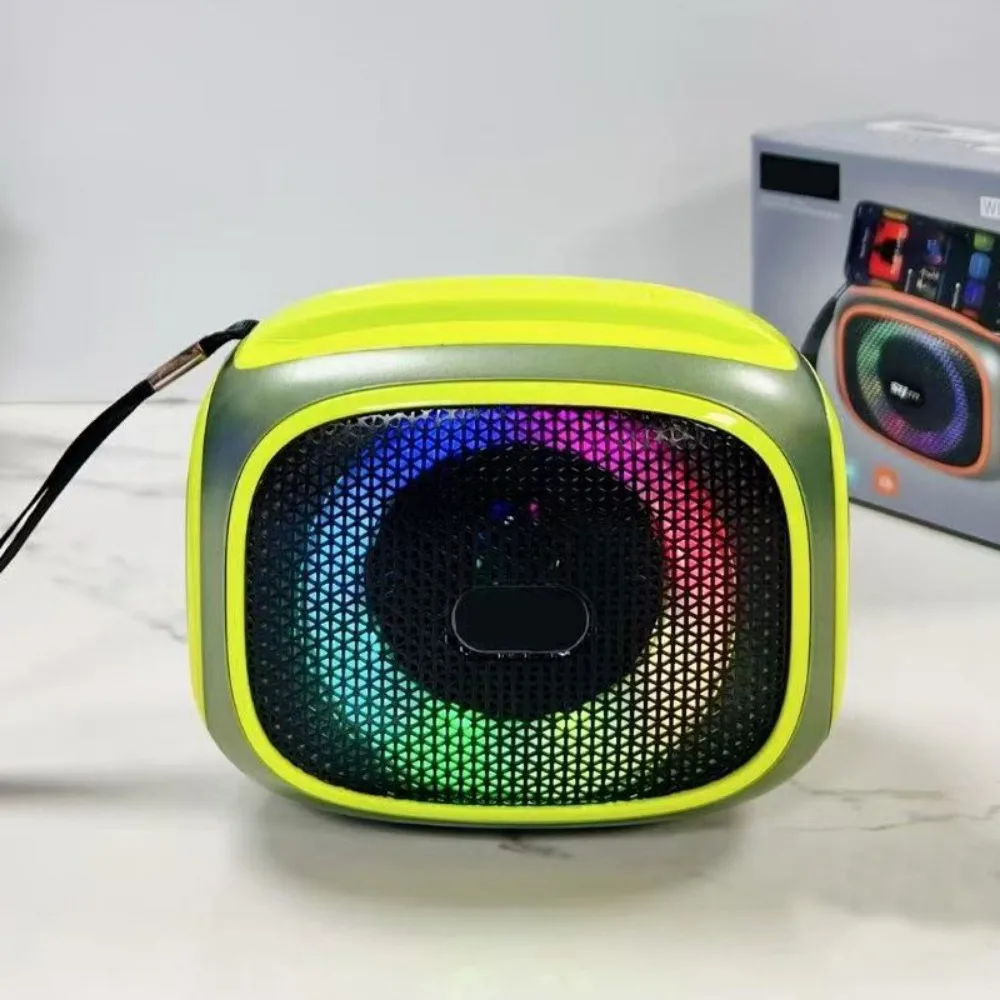 

Portable RGB Bluetooth Speaker with Bass Wireless Phone Stand Outdoor Home Audio Mini 3 Colors Computer Mobile Movies Speaker