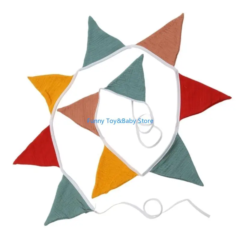 

C90B Baby Photography Props Flags Math Photoshooting Cotton Banners новорожденный фотостудио фоновые аксессуары фото