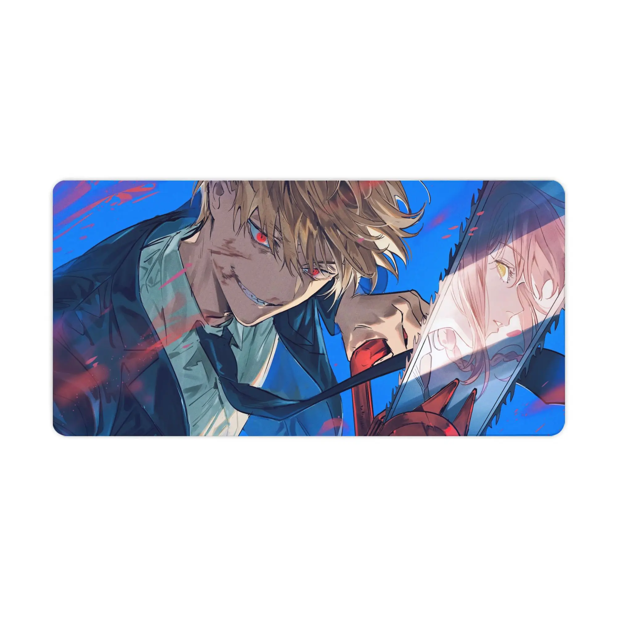 

Anime Mouse Pad Large 15.7 X 31.5 In, Chainsaw Man Mouse Pad Pc Mouse Pads with Premium Textured Mousepad with Non-Slip Base