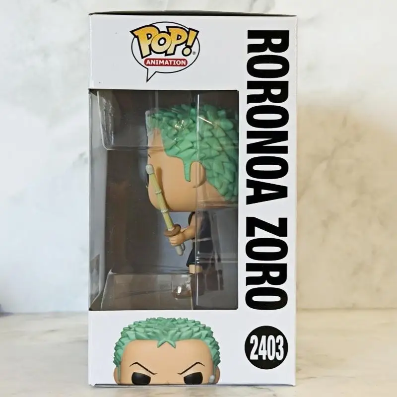 Funko Pop! Original Animation One Piece Roronoa Zoro #2403 Vinyl Figure - Anime Collectible Model Desktop Ornament Gift for Fans - view 4