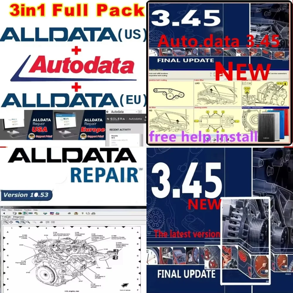 

Nuevo software para automóvil alldata 10.53 mitchell ultramate 2023.07, software para reparación de automóviles, software para t