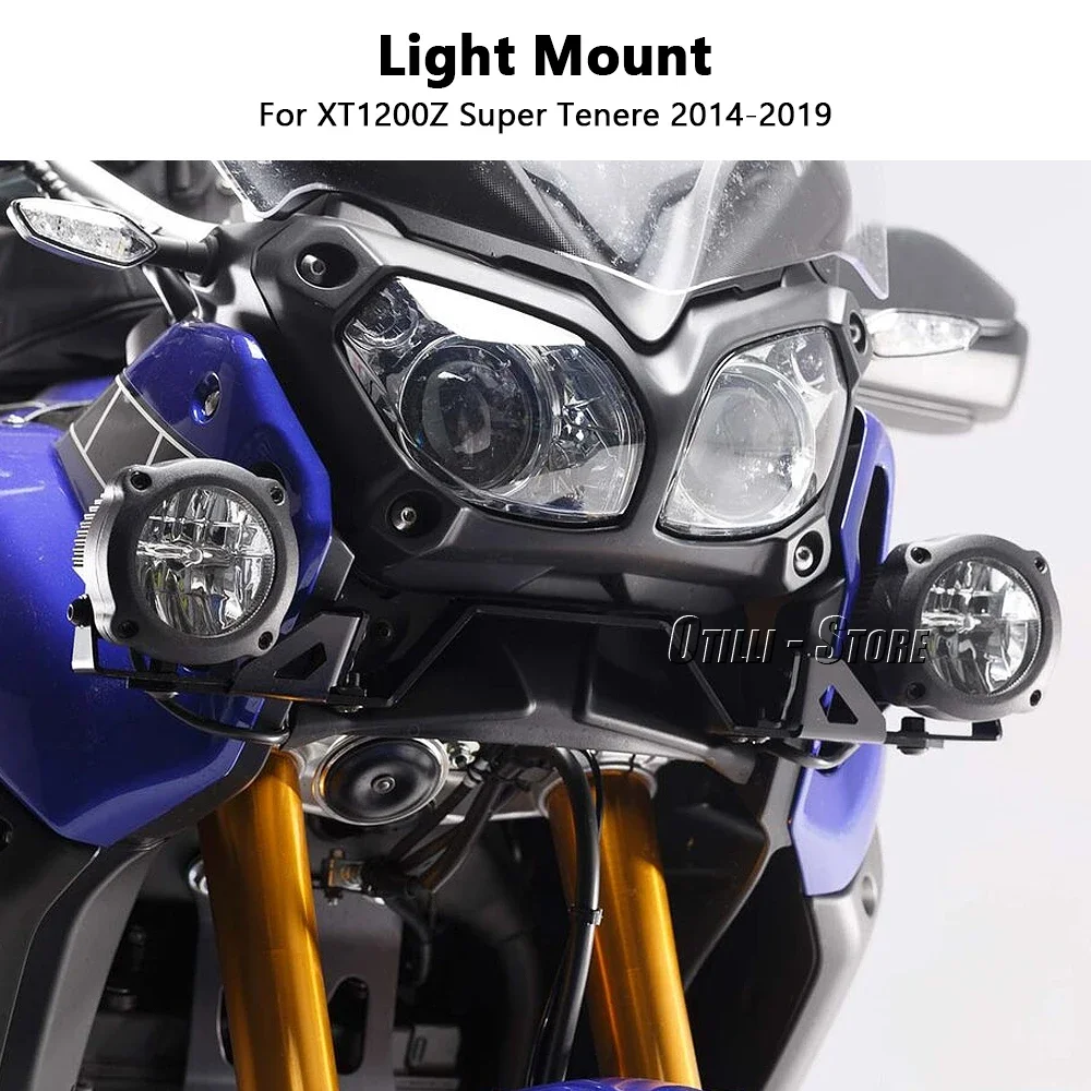 Motorcycle Accessories LED Fog Lights Auxiliary Light Mount Assemblie For Yamaha XTZ 200 XT1200Z Super Tenere 2014-2019 - Image 2