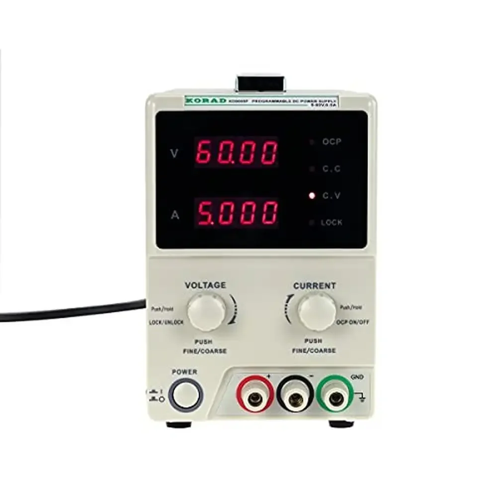 Alimentatore cc variabile di precisione programmabile 60V 5A controlli a doppio Display di grado da laboratorio funzione di blocco commutabile 110v 220v