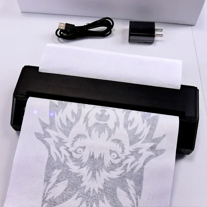 Hot sales SL-P8009 A4 Mini portable Wireless Blue tooth temporary tattoo printer thermal stencil printer machine