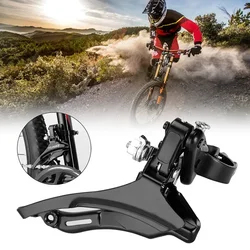 1pcs MTB Bicycle Front Derailleur Mountain Bike Derailleur Transmission Governor Aluminum Alloy Onepiece Front Derailleur