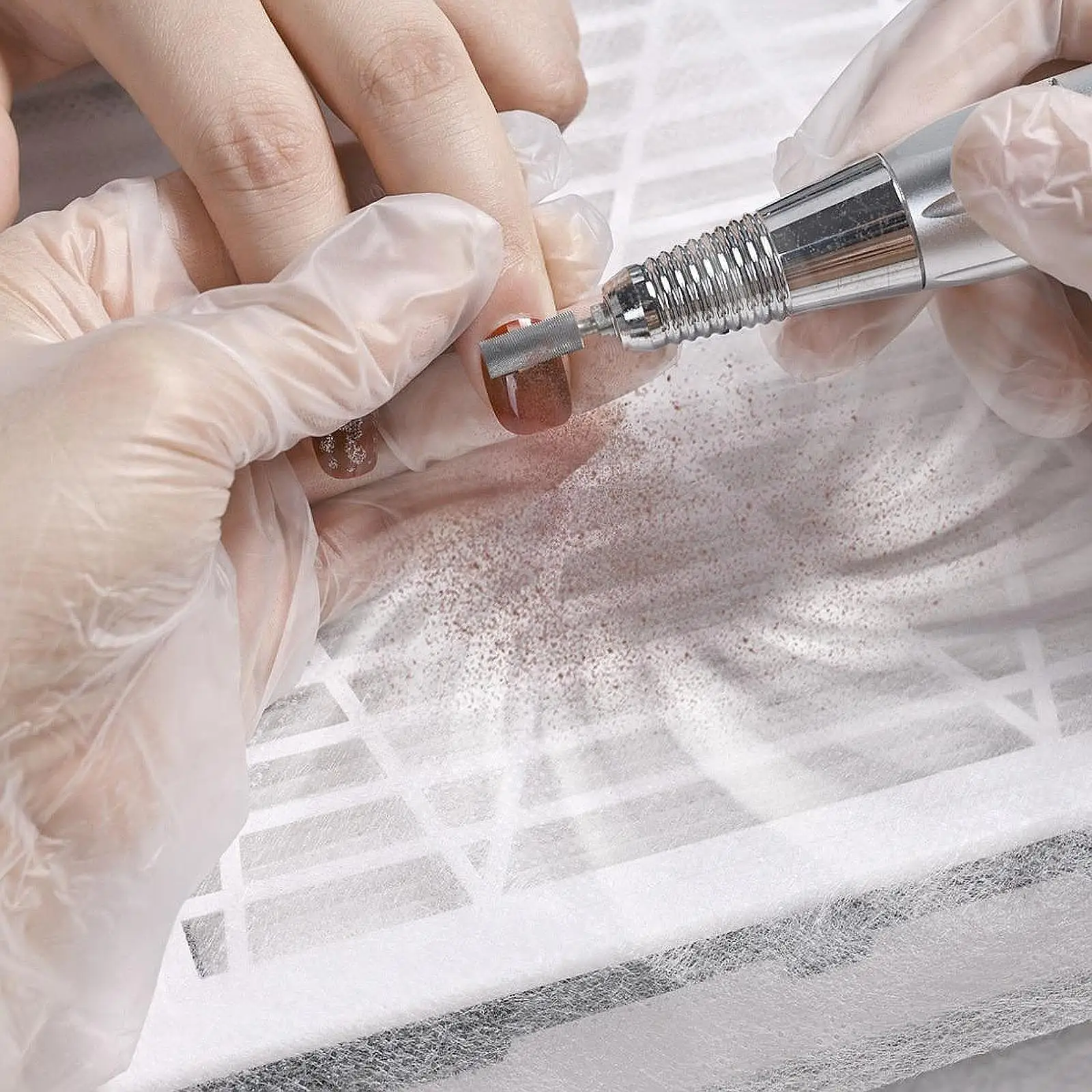 100 قطعة من طلاء الأظافر لصالونات الأظافر لإزالة ورق الفيلم قابل للاستبدال