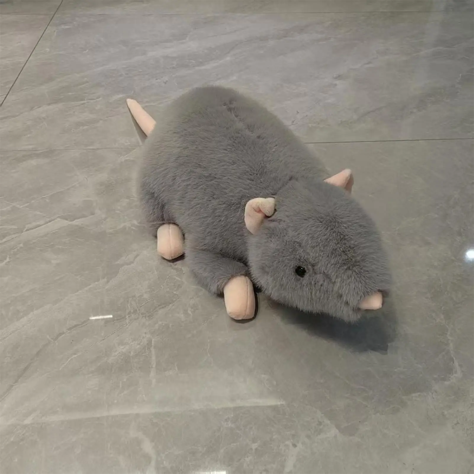 Kawaiis animal brinquedo de pelúcia macio realista ratos companheiro boneca crianças brinquedos aniversário presente natal para meninos meninas
