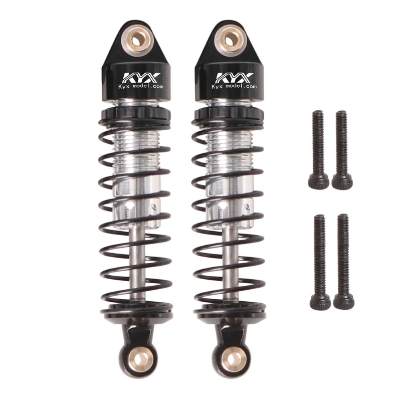 KYX Metal Rear Shock Absorber for Losi 1/24 28 Micro-B T 2WD BUGGY Chassis Stable Control Wear Resistant Oil Seal Upgrade Parts