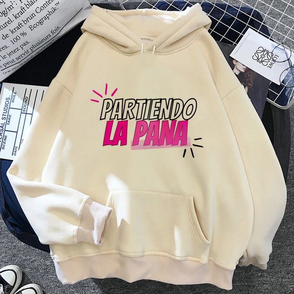 

Estopa hoodie streetwear harajuku elegant pattern women tracksuits soft fabric printed design