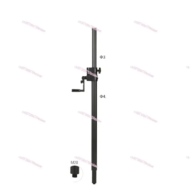 

Loudspeaker Box Support Floor-Standing Rack Rod Subwoofer Double Speaker Hand-Cranked All-Metal Bracket
