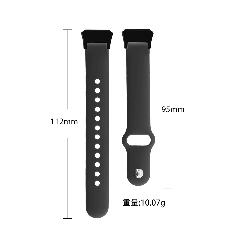Snelsluiting voor Huawei HUAWEI Band 7-armband Omgekeerde gesp Lichtgewicht siliconen vervangende smartwatch-band Man Vrouw