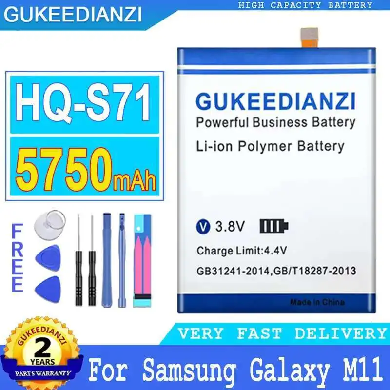 

For Samsung Galaxy M11 HQ-S71 Stable Mobile Phone Battery 5750mAh