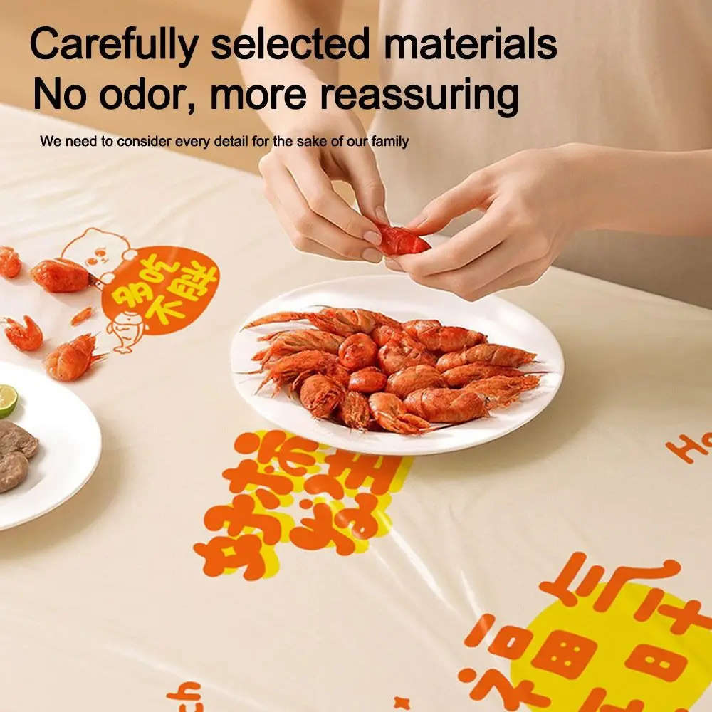 

12/15/20 шт. портативная скатерть с принтом, утолщенная водонепроницаемая скатерть, маслостойкая скатерть для ежедневного дома