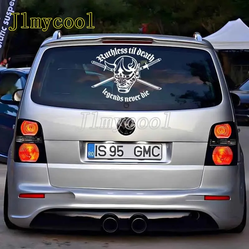 „Ruthless Til Death“ „Legends Never Die“ JDM-Stil-Aufkleber, hochwertige, wasserfeste, einzigartige Aufkleber für Ihr Lieblingsauto