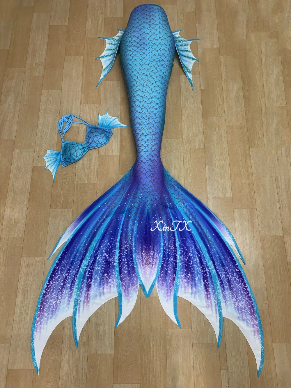 NEW Arrival Big Mermaid Tail!Adult Women Aquarium Diving Show Beach Costume For Photo Shooting Girls Sexy Mermaid Dress