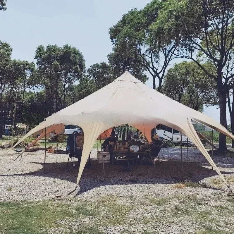 Tienda de campaña de lujo tipo yurta/teepee para adultos, de lona de algodón, para glamping en hoteles, resorts y campamentos al aire libre, venta al por mayor de fábrica.