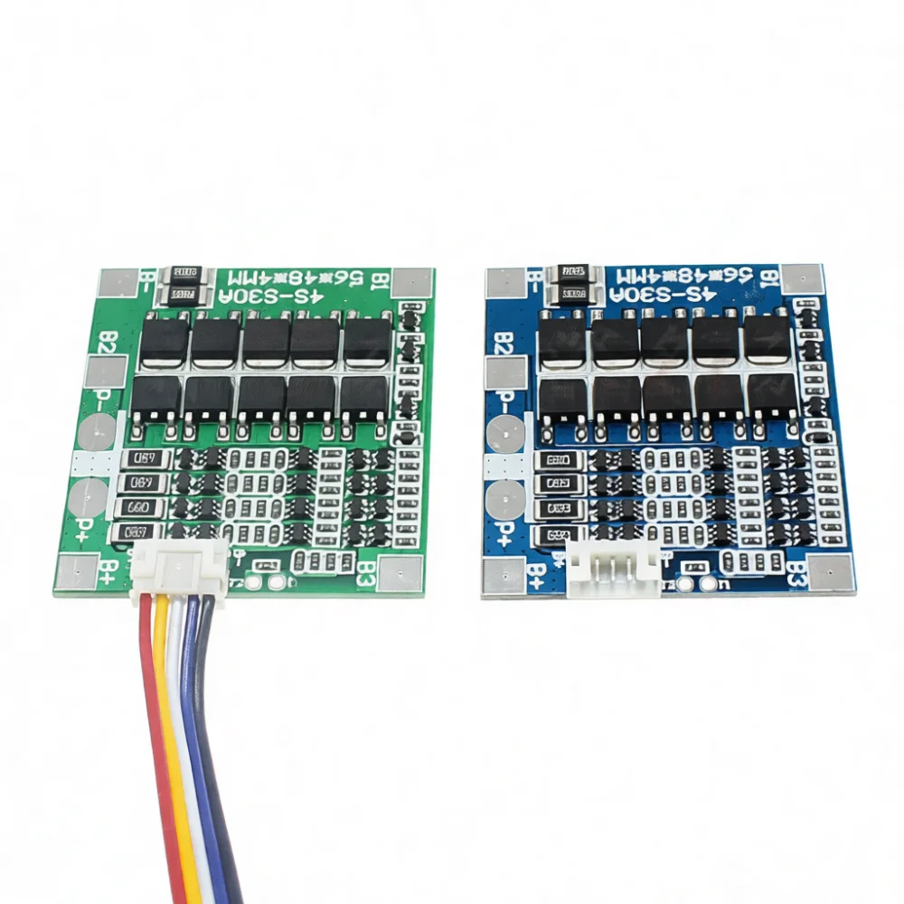4S BMS Protection Module 14.8V 16.8V Li Ion 12.8V 14.4V LiFePO4 Battery Balanced Board 30A High Performance Circuit