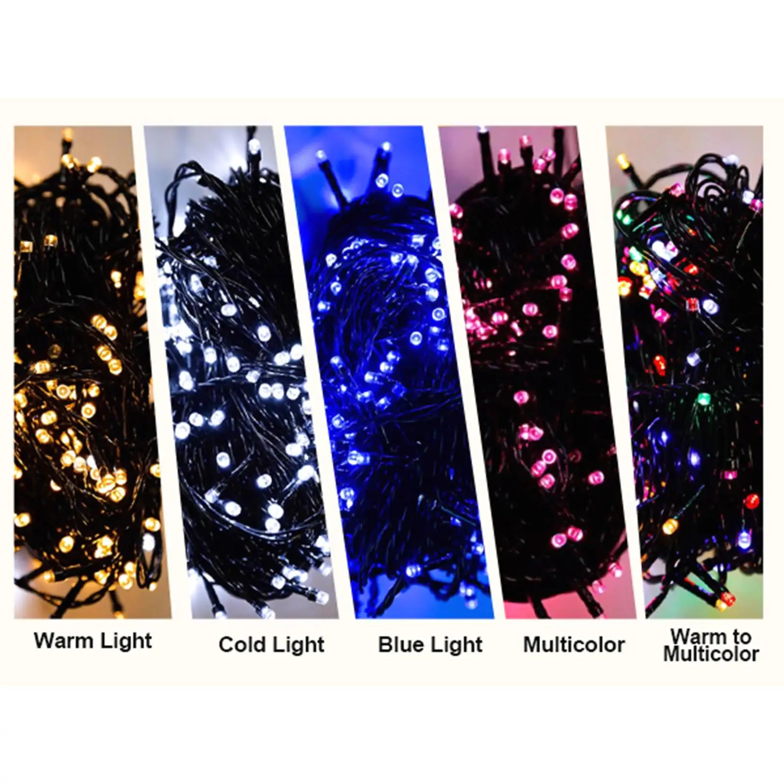 

197FT Waterproof Christmas Lights - 580 Fairy Lights with 8 Modes & Timer for Outdoor Decor, Yard & Party