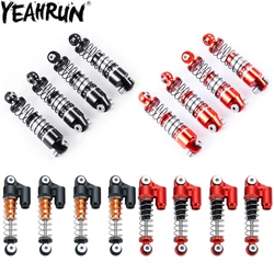 YEAHRUN 4PCS Oil Shocks Absorber Aluminum Threaded Damper for 1/24 Axial SCX24 All Series RC Micro Crawler Car Accessories