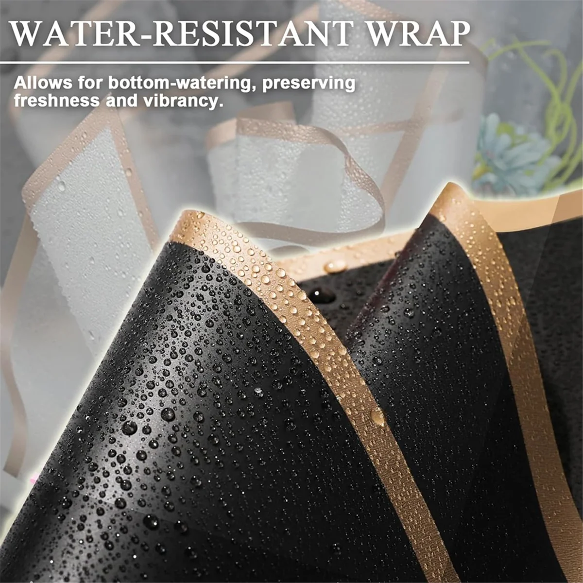 80 Sheets Flower Wrapping Paper, with Ribbons, for Mother's Day