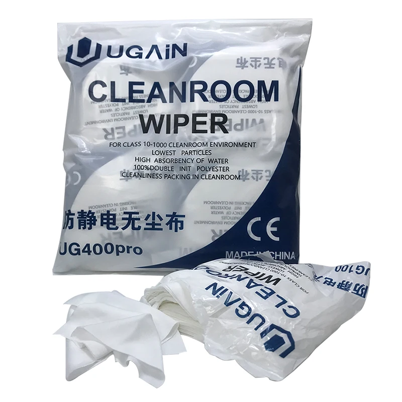 400PCS/100PCS UG-400 UG-100 UG Soft Cleanroom wiper cleaning Non Dust Phone Tablet LCD Repair Tool Wiping Wipe Cloth