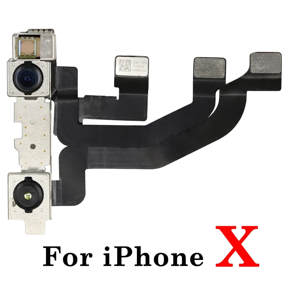 1Pcs Front Camera Flex Cable Repair Parts For iPhone X XR XS MAX  11 12 13 Pro Max Mini Facing Small Camera Flex No Face ID