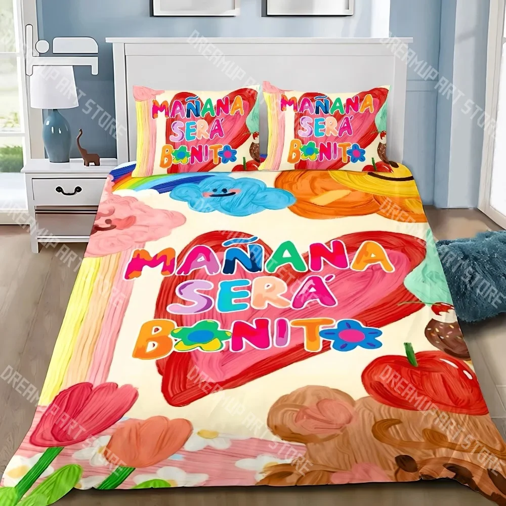 Fashion Karol G Manana  Sera Bonito Bedding Set Single Twin Full Queen King Size Bed Set Kids Bedroom Duvetcover Set