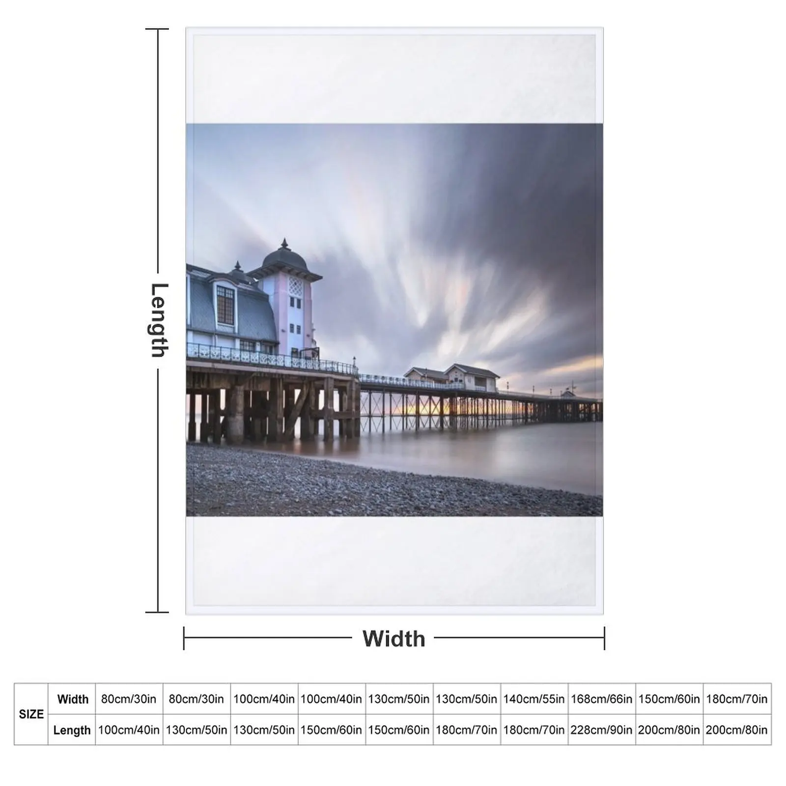 PENARTH STEEL SUNRISE Throw Blanket Thermal Sofas cosplay anime Thermals For Travel warm for winter For Baby Blankets