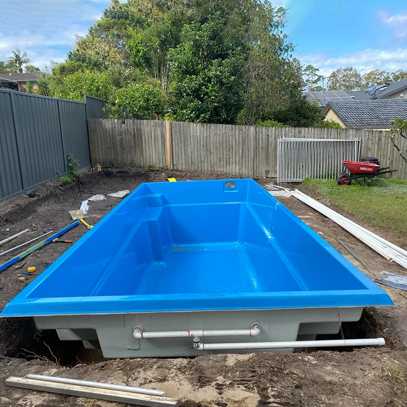 Factory Swimming Pool Above Ground Inground Outdoor Swimming Pool Swim Fiberglass Family Plunge Swimming Pool Manufacturer
