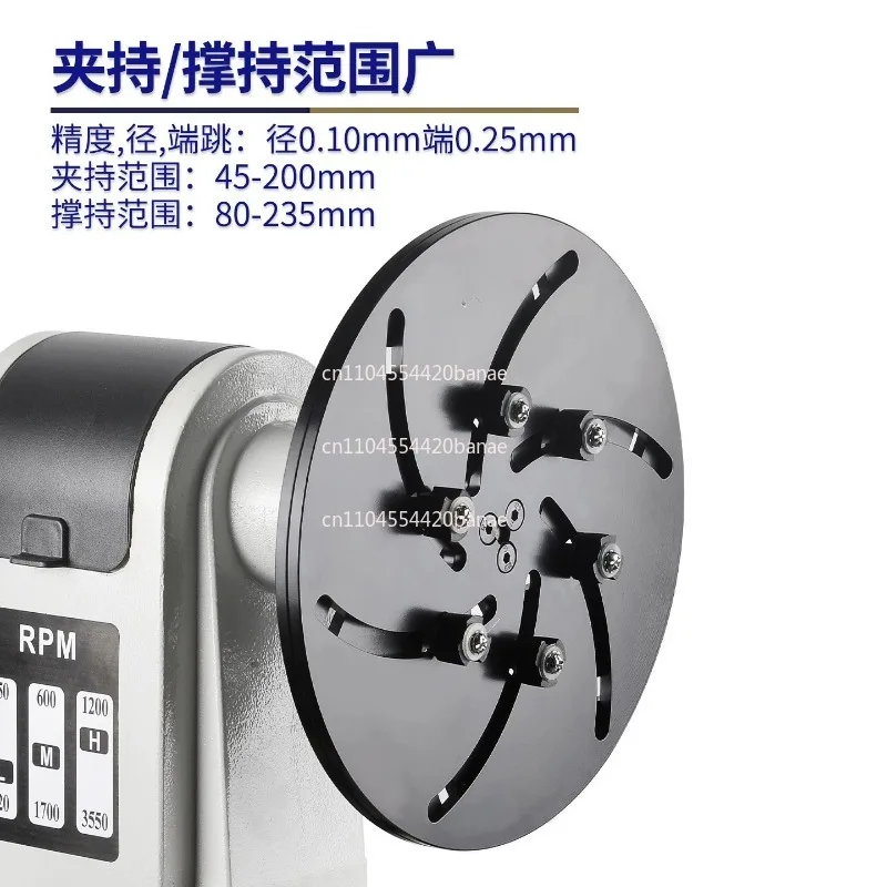 Rotary chuck Aluminum small household wooden rotary lathe special self-centering chuck for bottom trimming