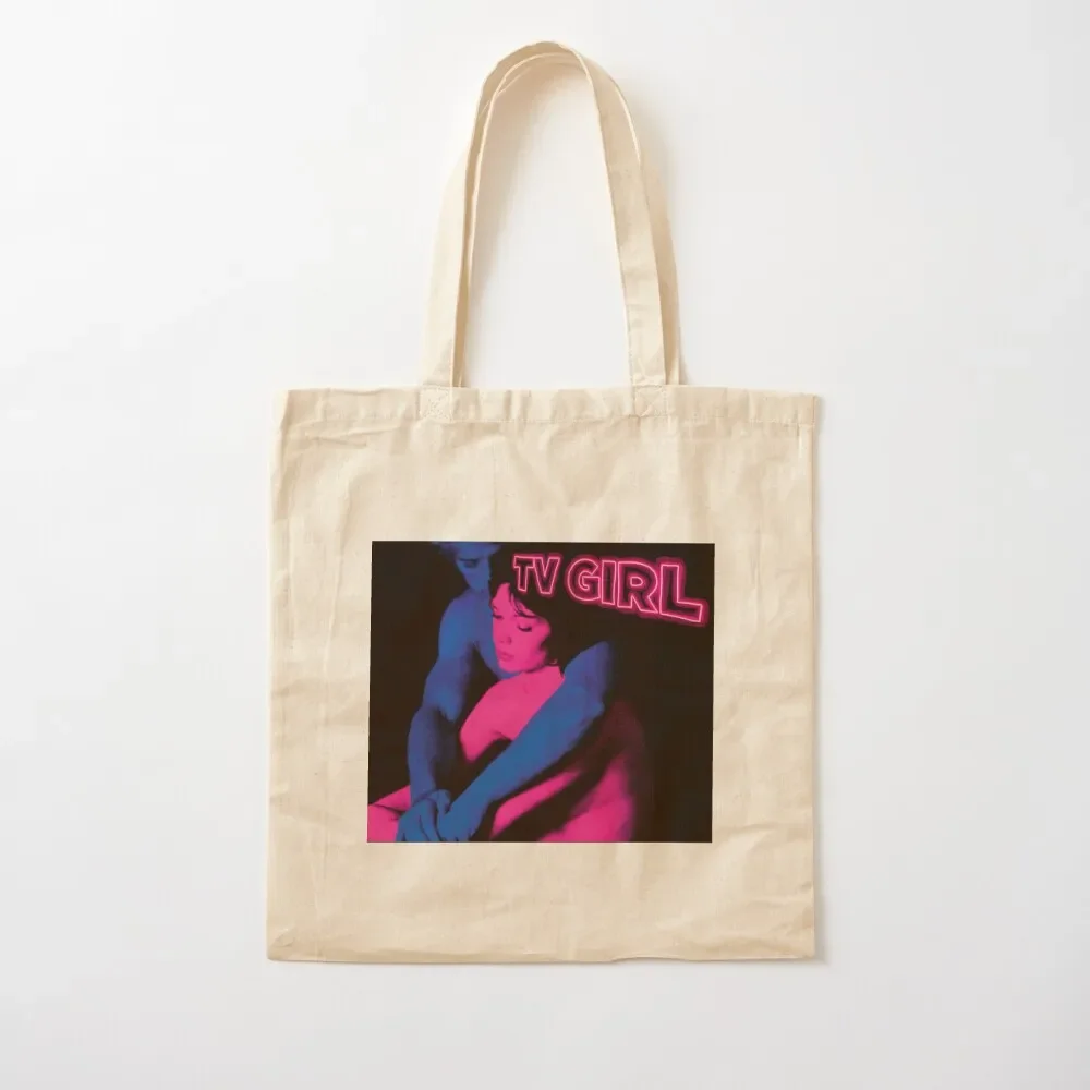 

Tv girl who really cares poster Tote Bag custom tote bag canvas shopping bag