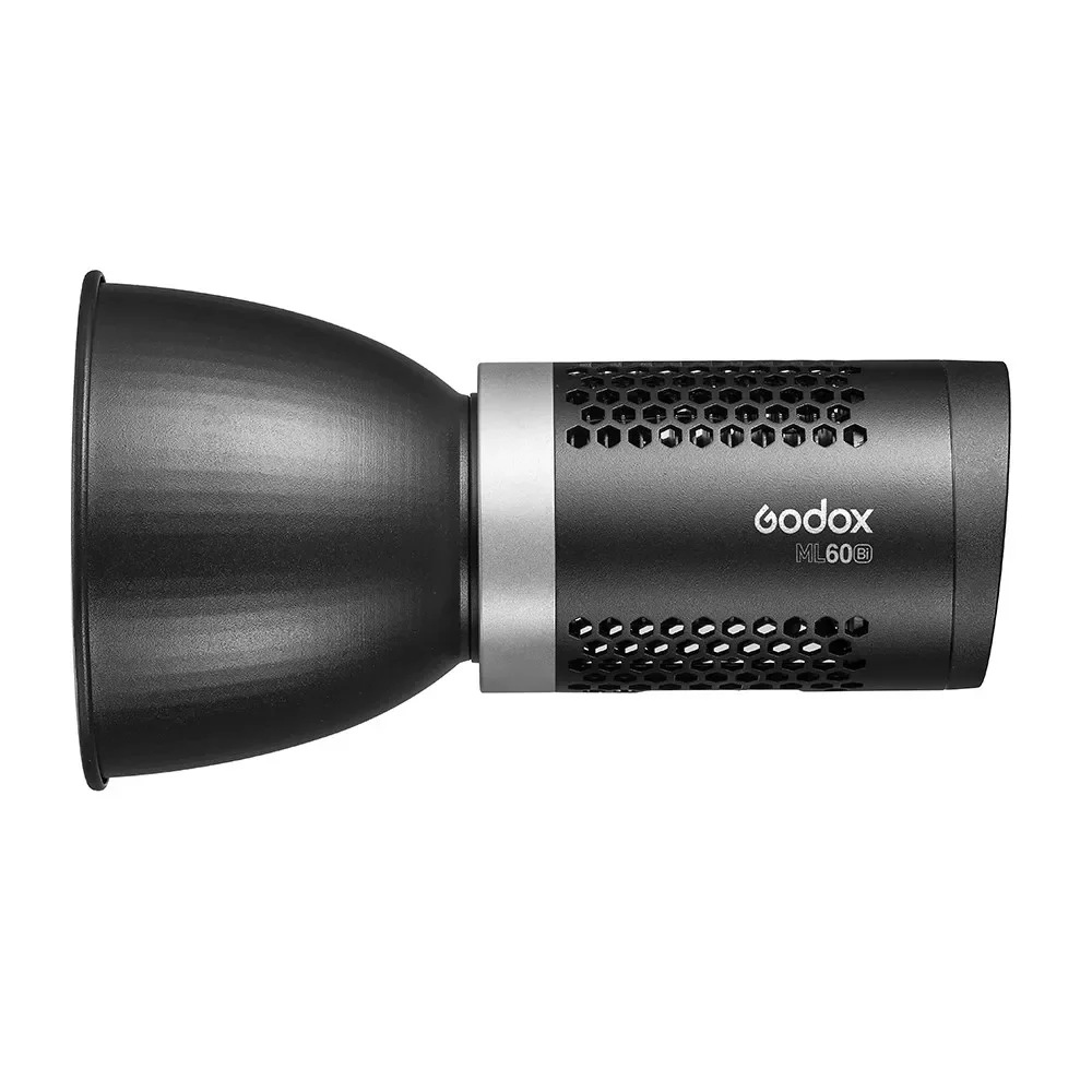 Godox ML60/ML60Bi ML60 Bi 60W Bi-Color LED Light Silent Mode Portable Brightness Adjustment Support Li-ion Outdoor LED Light