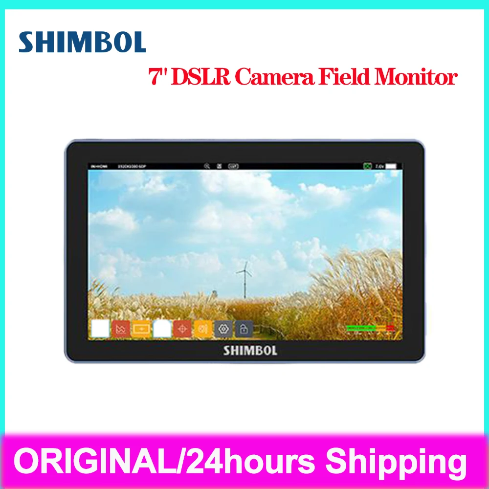 SHIMBOL M7 DSLR-камера Полевой монитор 7-дюймовый ЖК-дисплей с разрешением Full HD 2000 нит 1920x1080 DCI-P3 Gamut IPS-экран Полевой монитор DSLR