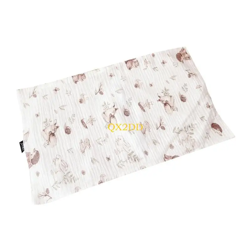 

QX2D Rectangle Pillow Slip Baby Infant Pillow Slip Replacement Washable Breathable Pillow Cushion Breathable Pillow Case