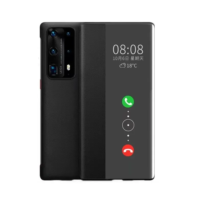 For Huawei Pura 70 Ultra Case Smart View Case P60 P50 P30 P40 Pro Mate 60 20 50 40 Auto Sleep Wake Up Flip Cover Slim Phone Case - Image 6