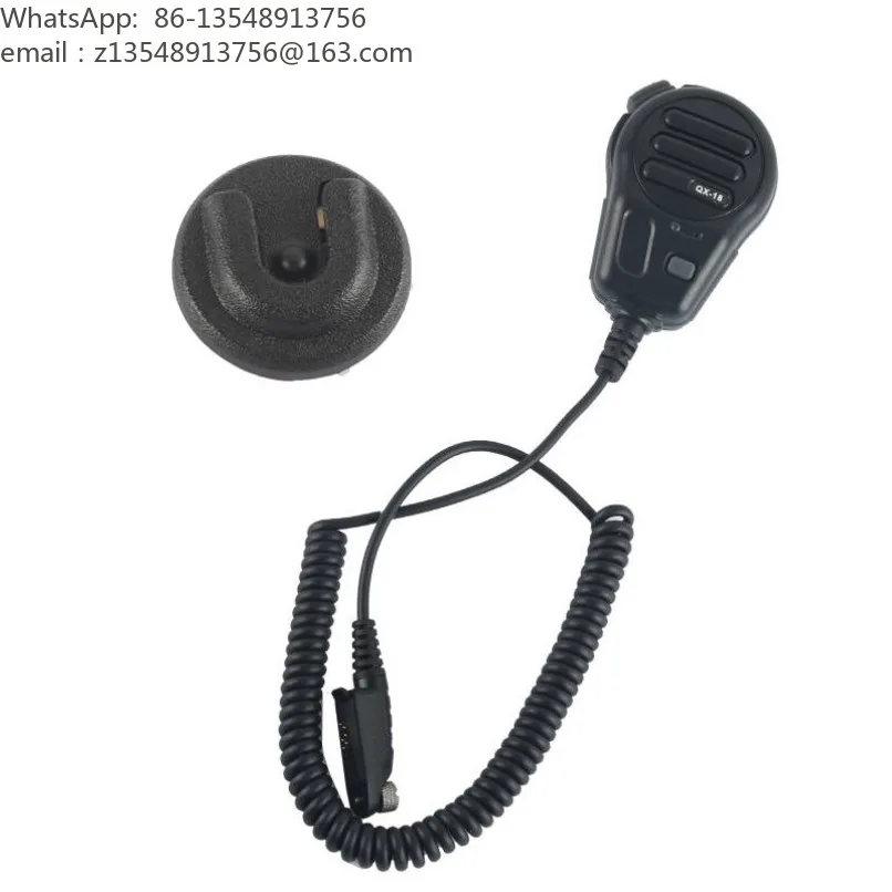 Waterproof Handheld Speaker Mic for UV98Plus UV99 CP‑1800 Two Way Radio