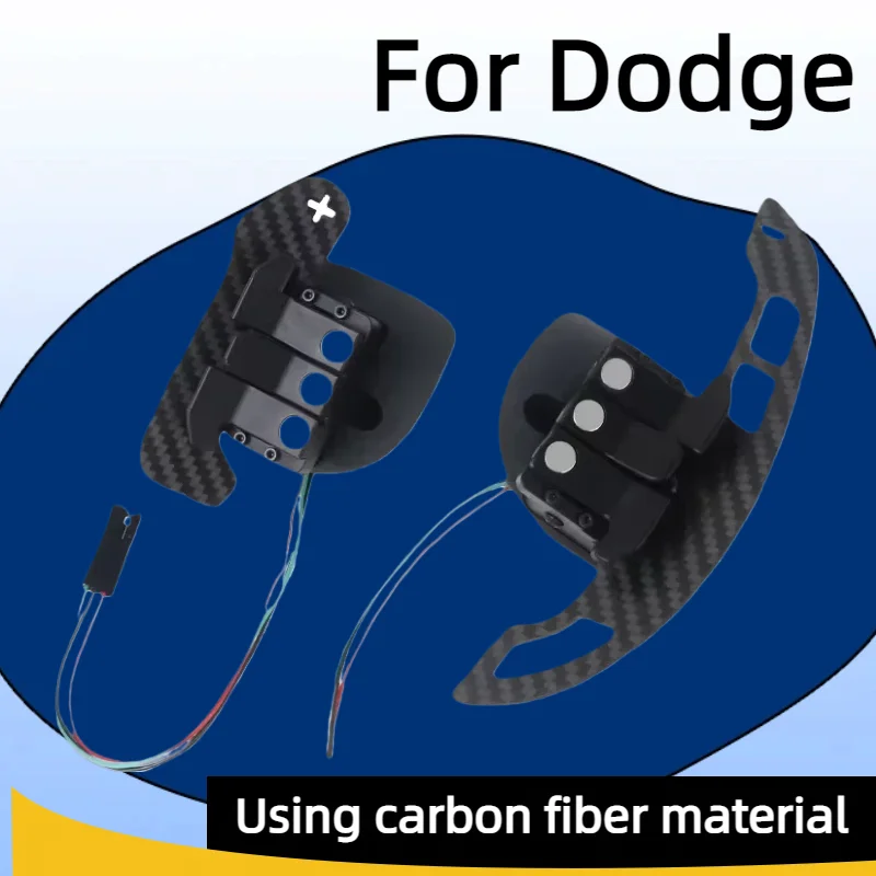

Customize Carbon Fiber Magnetic Shift Paddles For Dodge Durango Charger Challenger Newly Upgraded Steering Wheel Accessories
