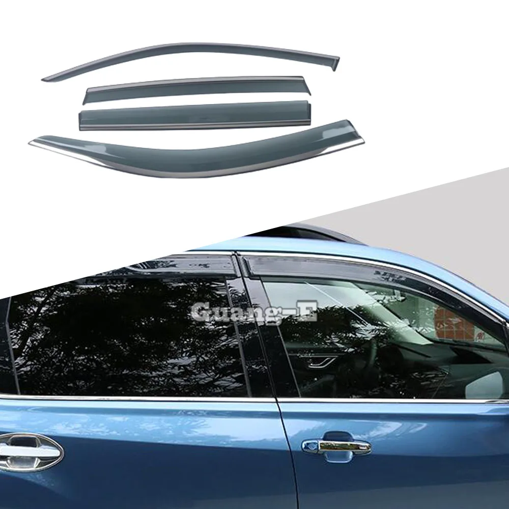 

For Subaru Forester 2018 2019 2020 2021 2022 2023 Plastic Car Window Visor Sun Shade Rain Guard Decoration Exterior Accessories