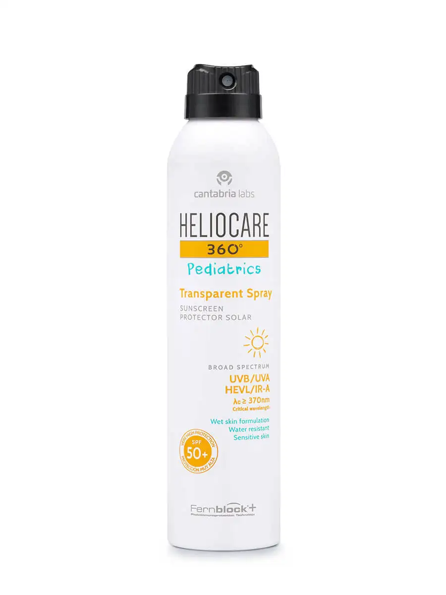 Heliocare 360 ° pediatrics transparent spray spf 50 + 200 ml-sunscreen for the most sensitive skin