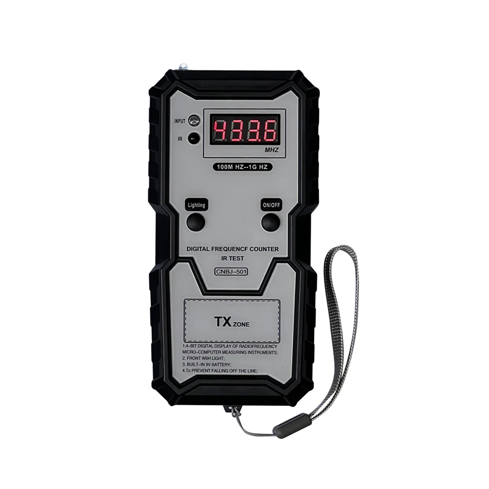 Verificador de frequência infravermelha chave, alta precisão, chaves remotas do carro, testador de frequência infravermelha, à prova de queda, resistente ao desgaste para configurar chaves