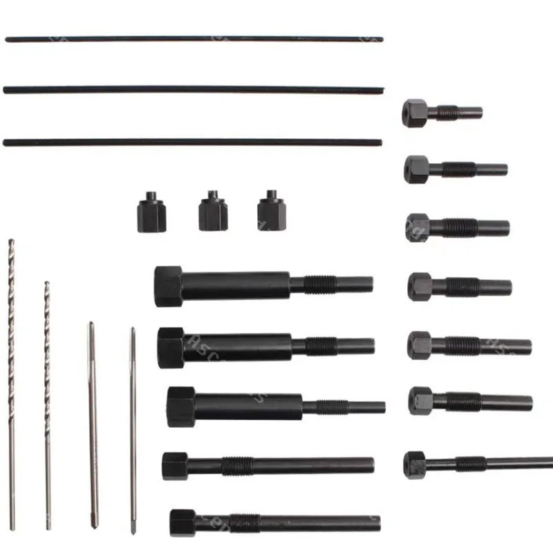 Newest Glow Plug Repair Tool Kit Glow Plug Electrode Removal Extraction M8 X 1.0 M10 X 1.0 M10 X 1.25