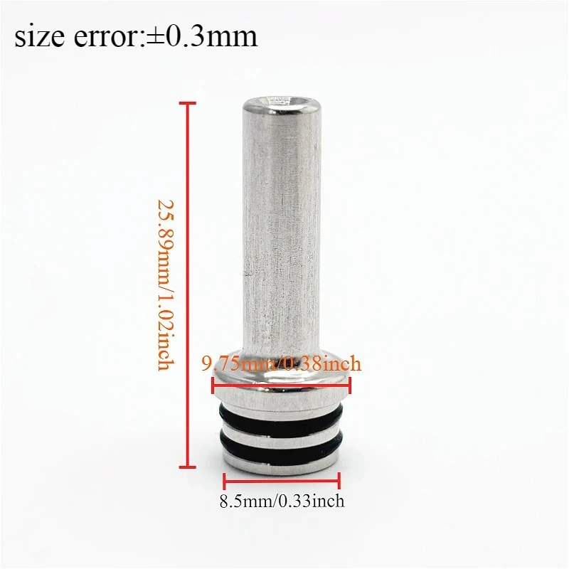 1PC 510 ปากเป่า Hastur MINI D5005 สแตนเลสพลาสติก Straw Joint