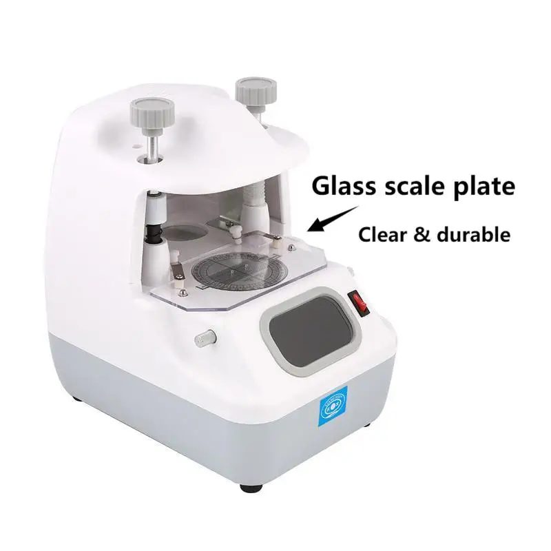 LY-2B Lens Centering Machine with Clear Glass Scale Plate Lens Blocker Center for locating Lens Axis & Optical Center