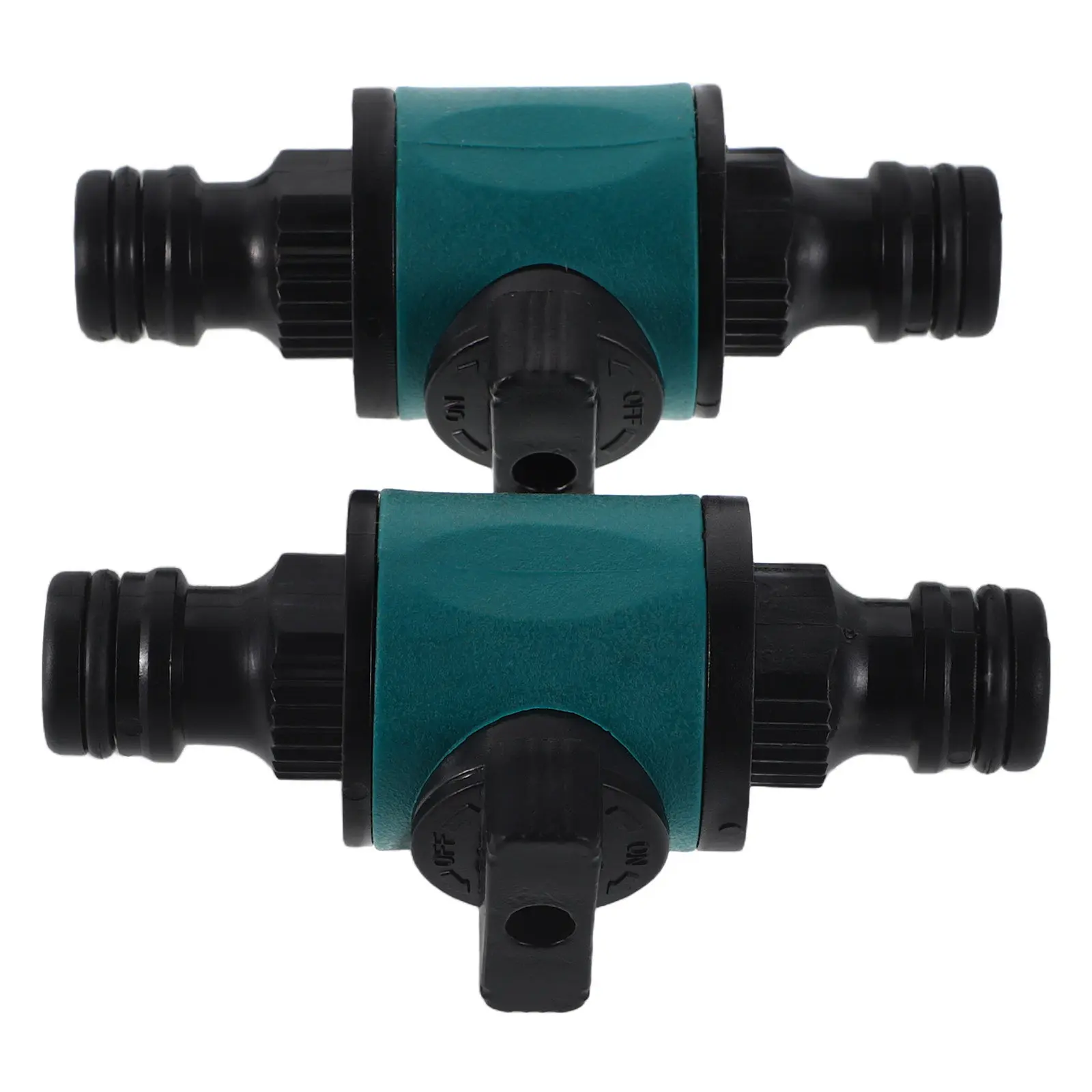 2Pcs Quick Connect Nipple Valve Connector Adjustable Flow Control Garden Hose Coupler Extension Quick Connect Nipple