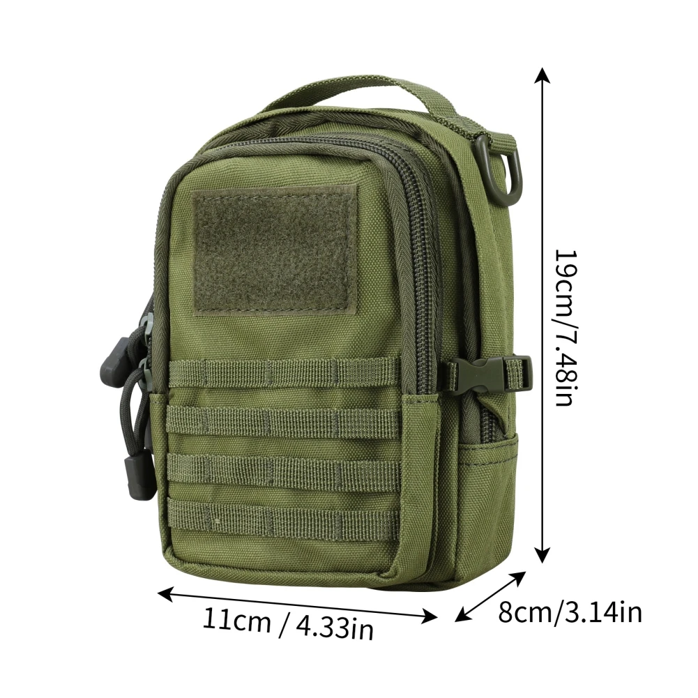 Tactical Molle Pouches Waist Bag, Mobile Phone Belt Pouch, EDC Gadget Slim Utility Waist Bag