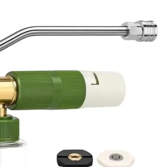 Matcha Green Foam Sprayer With Adjustable Nozzle And Dual 1/4 Inch Quick Connect For High Pressure Washer Car Cleaning Tool