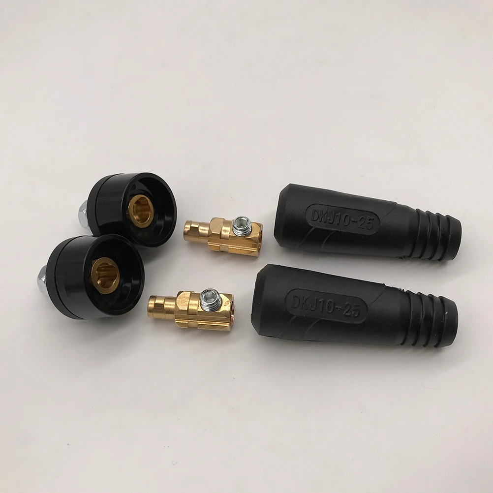 

4Pcs Soldering Quick Connector Male Plug Machine Socket Welding Fit High Conductivity Insulated Anti Off Resistant Oil